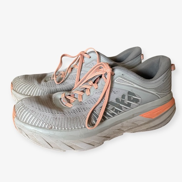 Hoka Shoes - Hoka One One Bondi 7 Harbor Mist Running Sneakers US 11